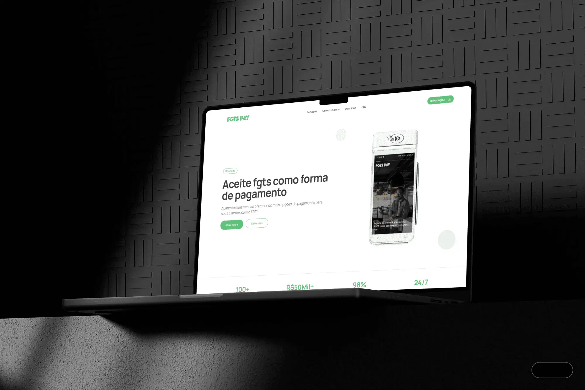 Fpay website/platform interface